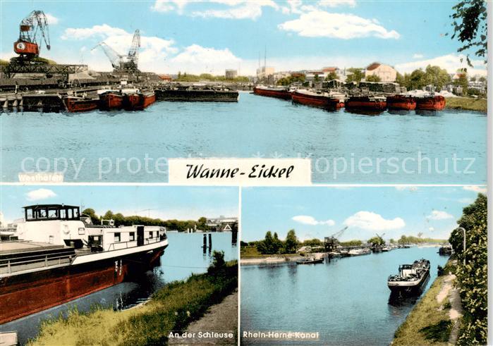 Wanne-Eickel Westhafen An der Schleuse Rhein Herne Kanal