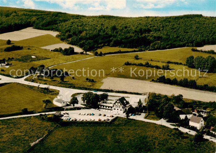 Reblin Herscheid Haus Weber Hotelpension Restaurant Fliegeraufnahme