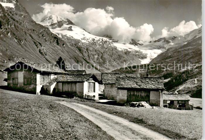 Curtins Fextal Val Fex Sils Maria GR mit Piz Tremoggia und Fexgletscher