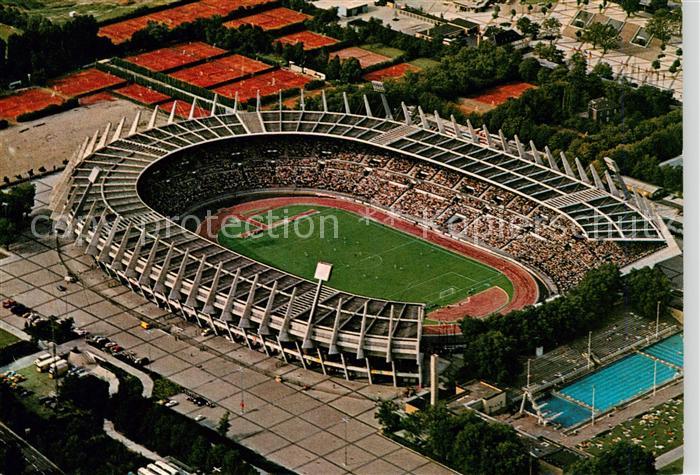 Stockum Duesseldorf Rheinstadion Fliegeraufnahme