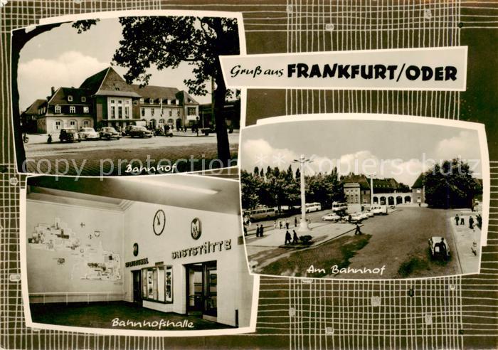 Frankfurt Oder Bahnhof Bahnhofshalle Bahnhofspartie