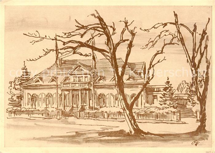 Bad Kissingen Der Heiligenhof Zeichnung