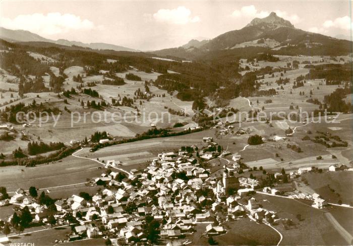 Wertach Fliegeraufnahme mit Gruenten