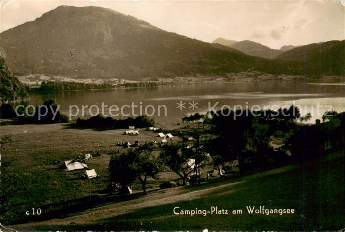 Strobl Wolfgangsee AT Campingplatz Panorama