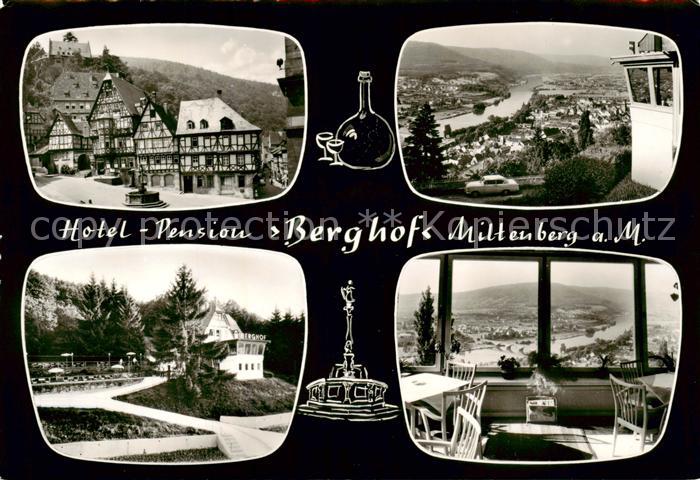 Miltenberg Main Hotel Pension Beerghof Panorama Gaststube