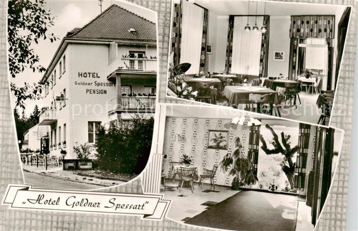Heigenbruecken Hotel Goldner Spessart Pension Gastraeume