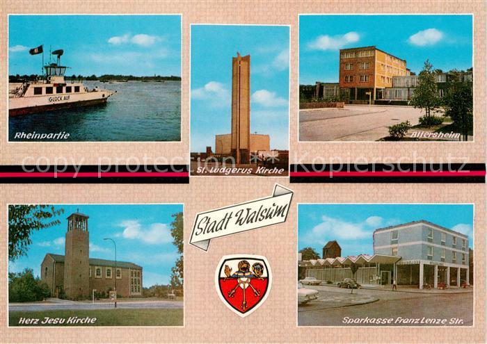 Walsum Duisburg Rheinpartie St Ludgerus Kirche Altersheim Herz Jesu Kirche Spark