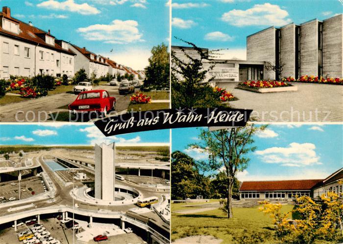 Wahnheide Ortspartie Stadthalle Autobahn Schule