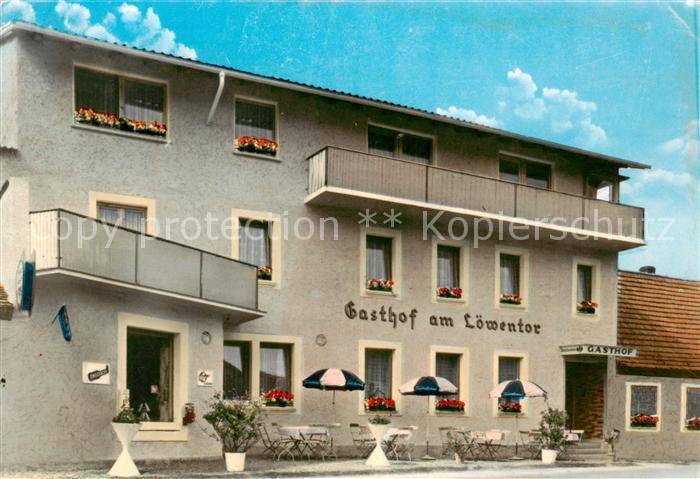 Birkenfeld Hassberge Gasthof am Loewentor
