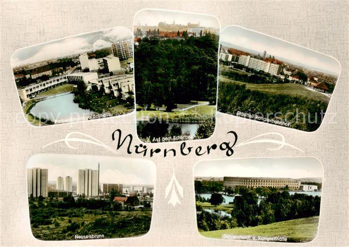NueRNBERG CITY Parkwohnanlage Zollhaus Auf dem Scherben Stadtteil Rangierbahnh