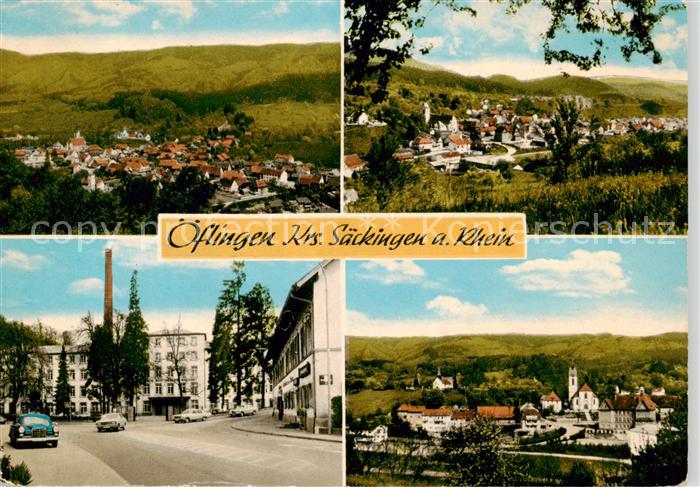 oeflingen Wehr Panorama Strassenpartie Teilansichten