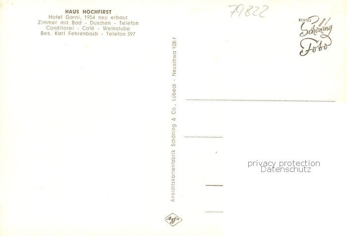 Neustadt Schwarzwald Titisee-Neustadt Panorama mit Hochfirst Haus Hochfirst Bli – Bild 2