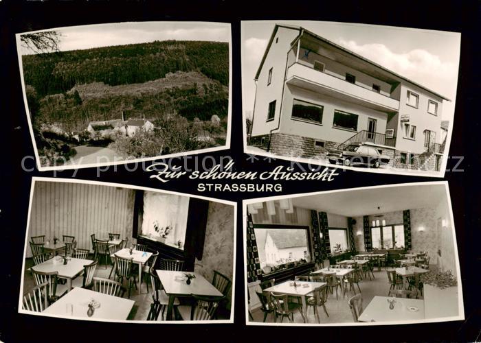 Strassburg Bergstrasse Gasthaus Pension Zur schoenen Ausicht Gastraeume