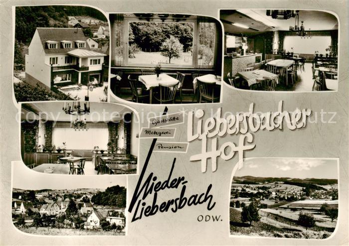 Nieder-Liebersbach Birkenau Gaststaette Metzgerei Pension Liebersbacher Hof Gast