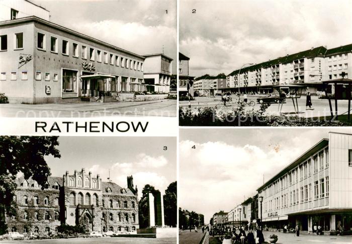 Rathenow Cafe Wilh Pieck Strasse Kreishaus Kaufhaus