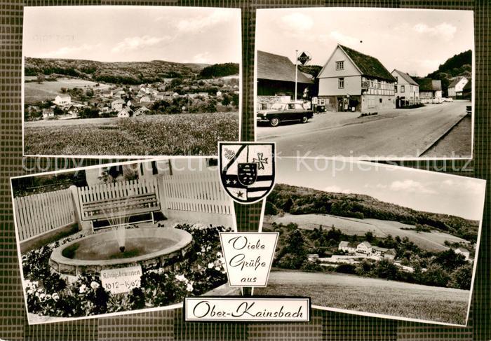 Ober-Kainsbach Reichelsheim Panorama Ortspartie Koenigsbrunnen