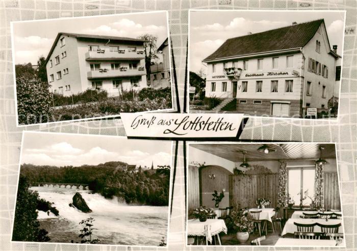 Lottstetten Hotel Gasthaus Hirschen Metzgerei Gaststube Wildwasser