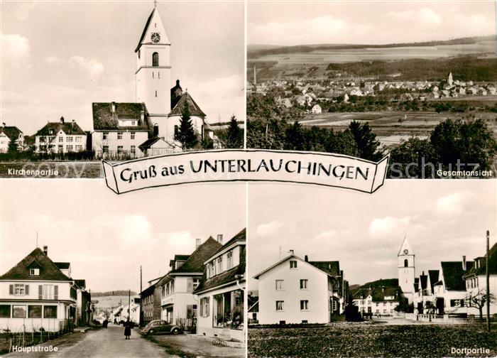 Unterlauchingen Unterlauchringen Lauchringen Kirche Panorama Hauptstrasse Dorfpa
