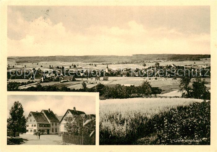 Unterampfrach Mittelfranken Panorama Teilansicht