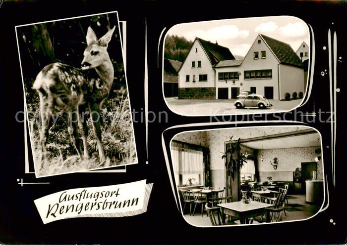 Rengersbrunn Rehkitz Gasthaus Marienborn Gaststube