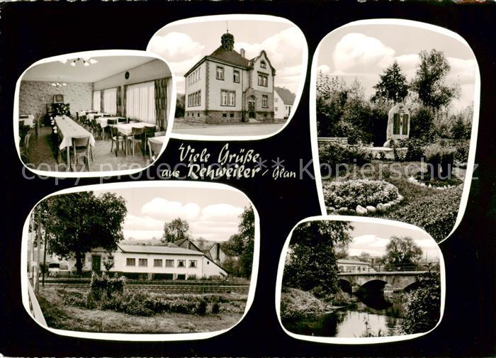 Rehweiler Pfalz Gasthaus Baeckerei Zum Bahnhof Gaststube  Park Bruecke