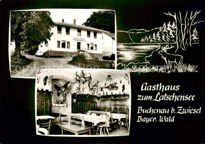 Buchenau Zwiesel Niederbayern Gasthaus zum Latschensee Gaststube