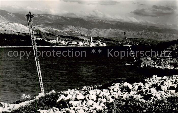 Rab  Croatia Kuestenpanorama