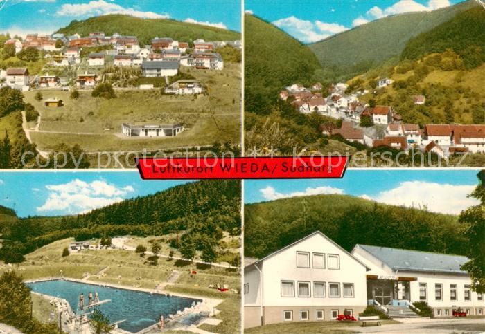 Wieda Panorama Luftkurort Freibad Kurhaus