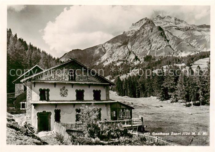Schuls Tarasp Gasthaus Zuort Alpen