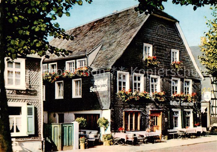 Olpe  Stadt Gasthof Sauerland