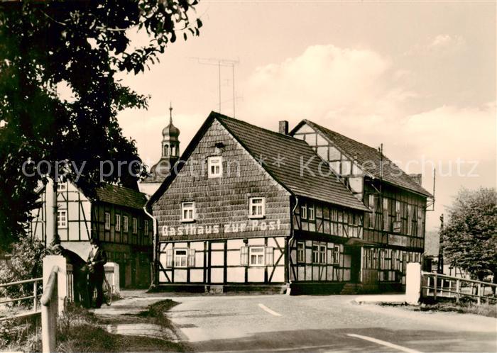Rottleberode Mansfeld-Suedharz Sachsen-Anhalt Hauptstrasse Gasthaus zur Post Fa