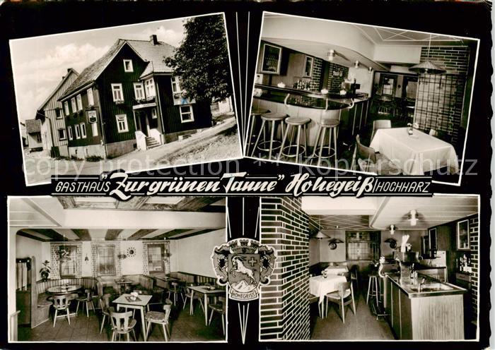 Hohegeiss Harz Gasthaus zur gruenen Tanne Gastraum Theke
