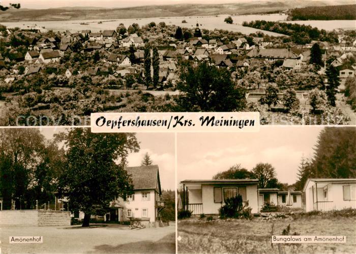 Oepfershausen Panorama Amoenenhof Bungalows
