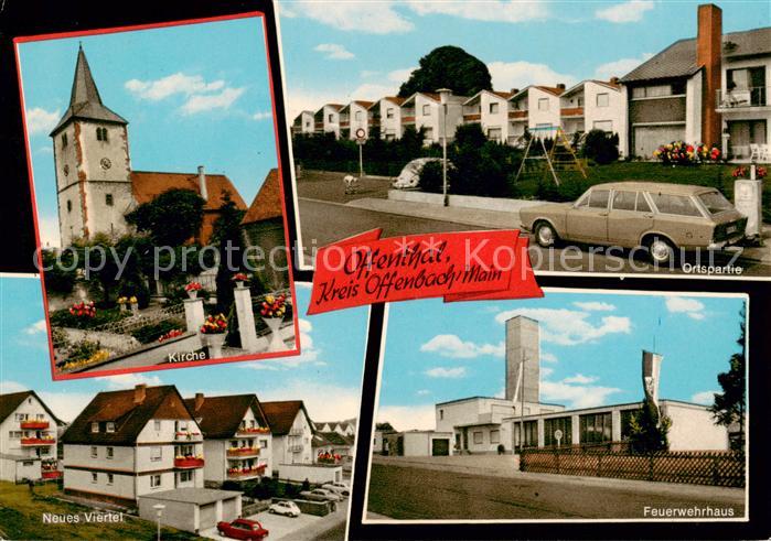 Offenthal Kirche Ortspartie Feuerwehrhaus Neues Viertel
