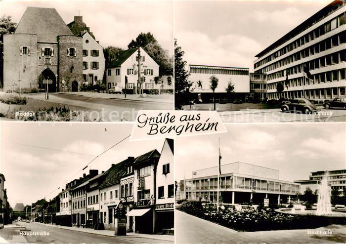 Bergheim-Erft Stadttor Kreishaus Stadthalle Hauptstrasse