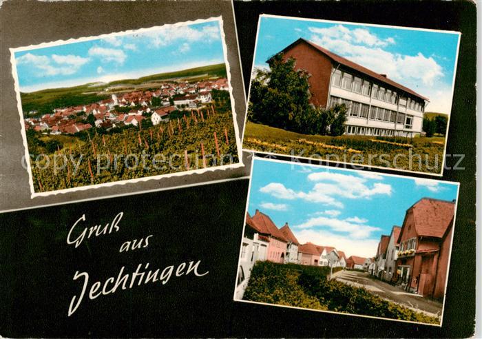 Jechtingen Panorama Teilansicht Schule