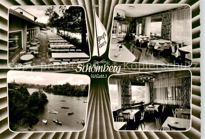 Schoemberg Zollernalbkreis Gasthof Waldschenke am Stausee