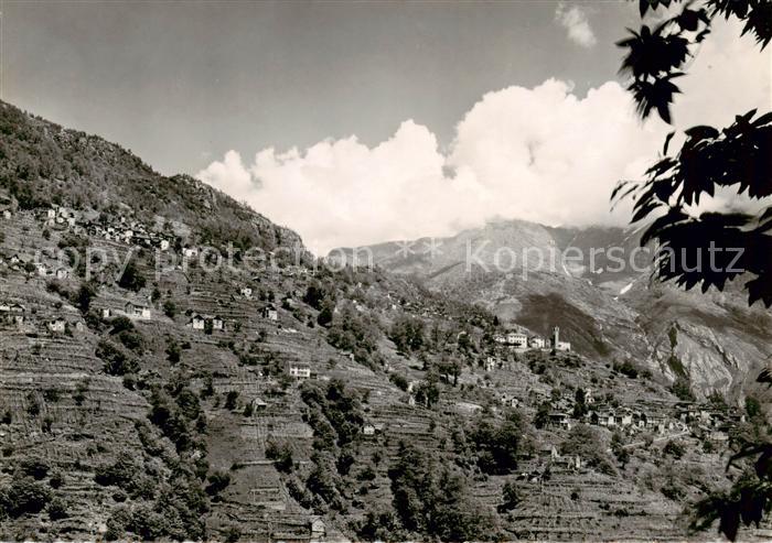 Mergoscia TI Panorama Valle Verzasca