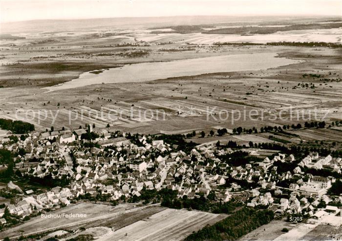 Bad Buchau Federsee Fliegeraufnahme