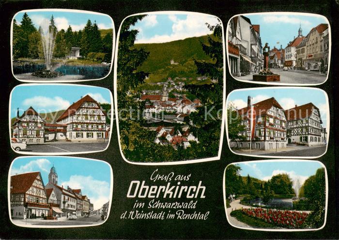 Oberkirch Baden Orts und Teilansichten Panorama
