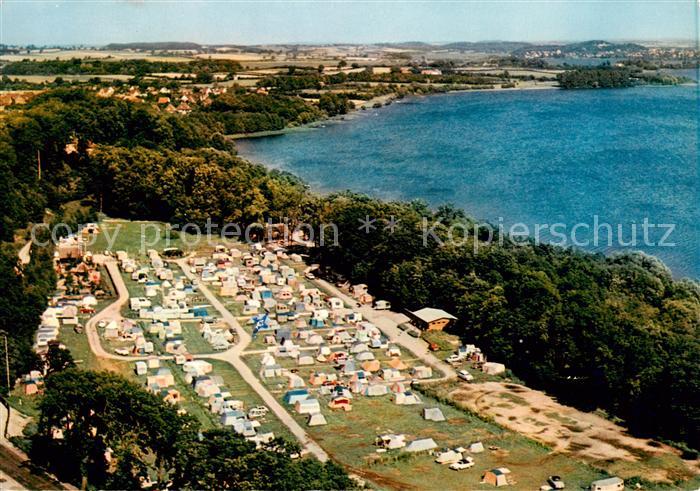 Ascheberg Holstein Campingplatz und Strandhalle Fliegeraufnahme