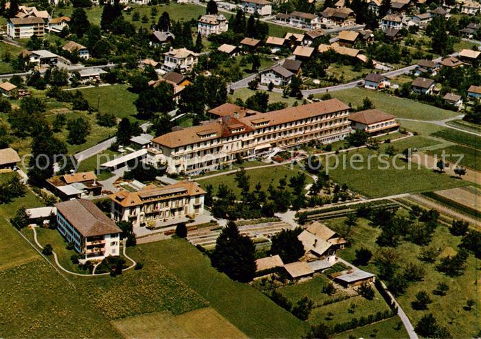 Interlaken BE Bezirksspital Fliegeraufnahme
