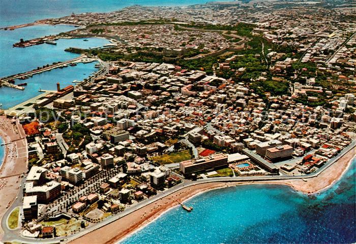 Rhodos Rhodes aegaeis Fliegeraufnahme