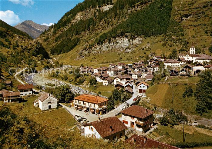 Rossa 1088m Moesa Vale Calanca GR Ortsansicht