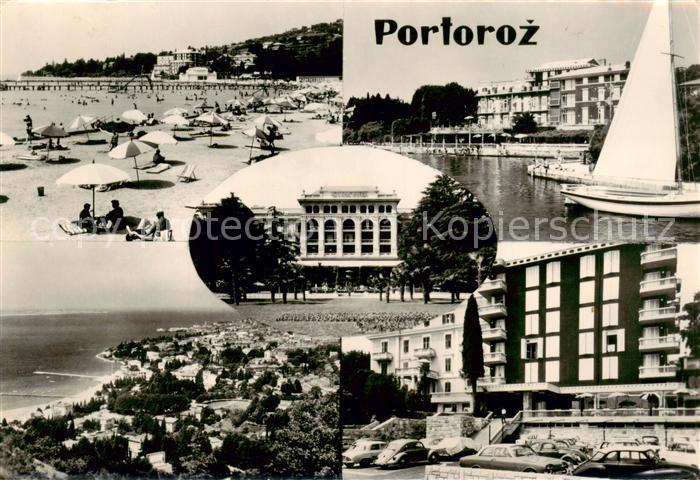 Portoroz Portorose Piran Istrien Slovenia Strandpartien Hotels