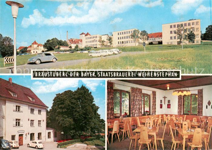 Weihenstephan Freising Braeustueberl der Bayer Staatsbrauerei Weihenstephan