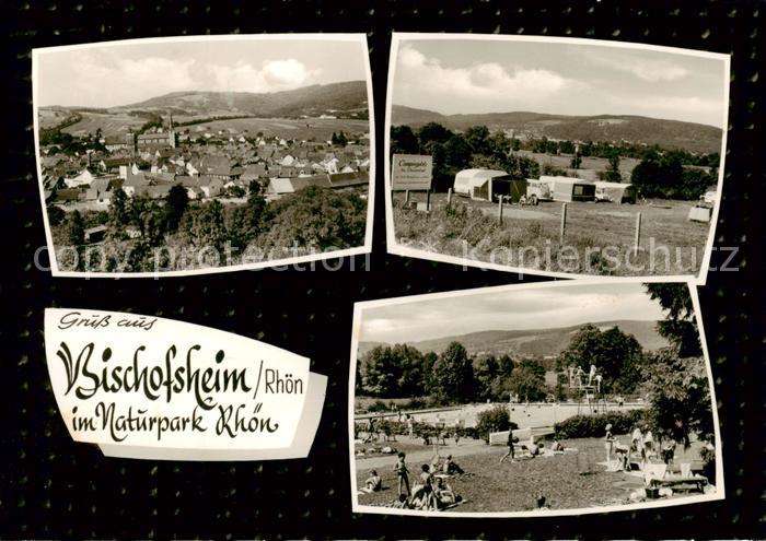 Bischofsheim Rhoen Panorama Campingplatz Freibad