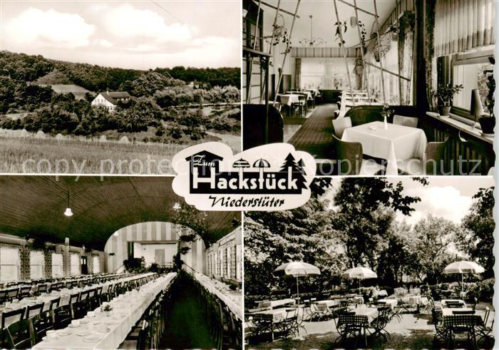 Niederstueter Ausflugsgaststaette Zum Hackstueck Festsaal Gartenrestaurant
