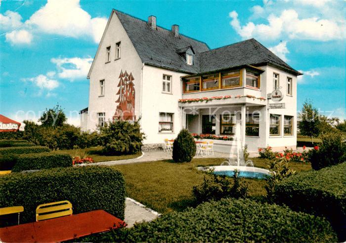 Gammelshausen Hunsrueck Restaurant Pension Waldesruh Garten