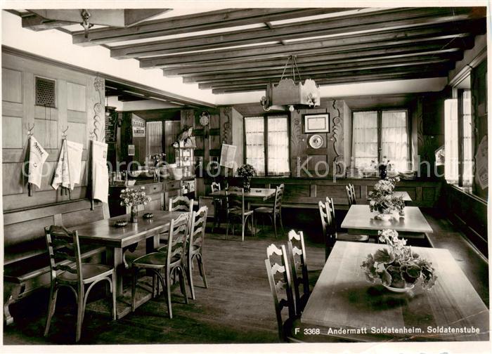 Andermatt UR Soldatenheim Soldatenstube Militaerpost
